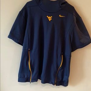 XXL West Virginia NIKE Short Sleeve Hoodie